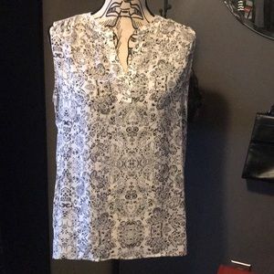 V-Neck Floral Blouse